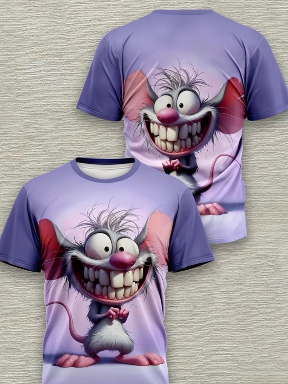 Mens Mouse Graphic Tee - XL